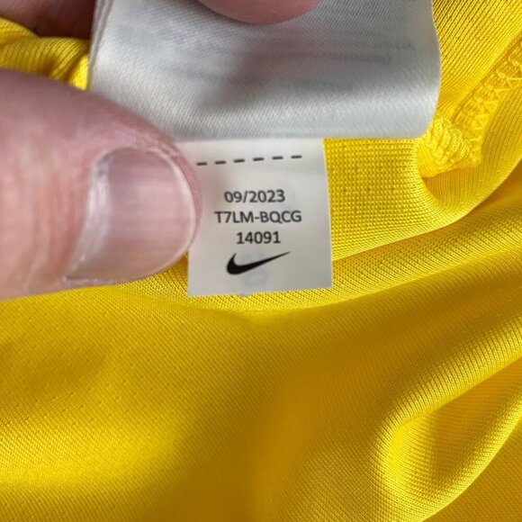 Boston Red Sox MLB Yellow Blue Nike City Connect Jersey Mens Medium New - Picture 9 of 9